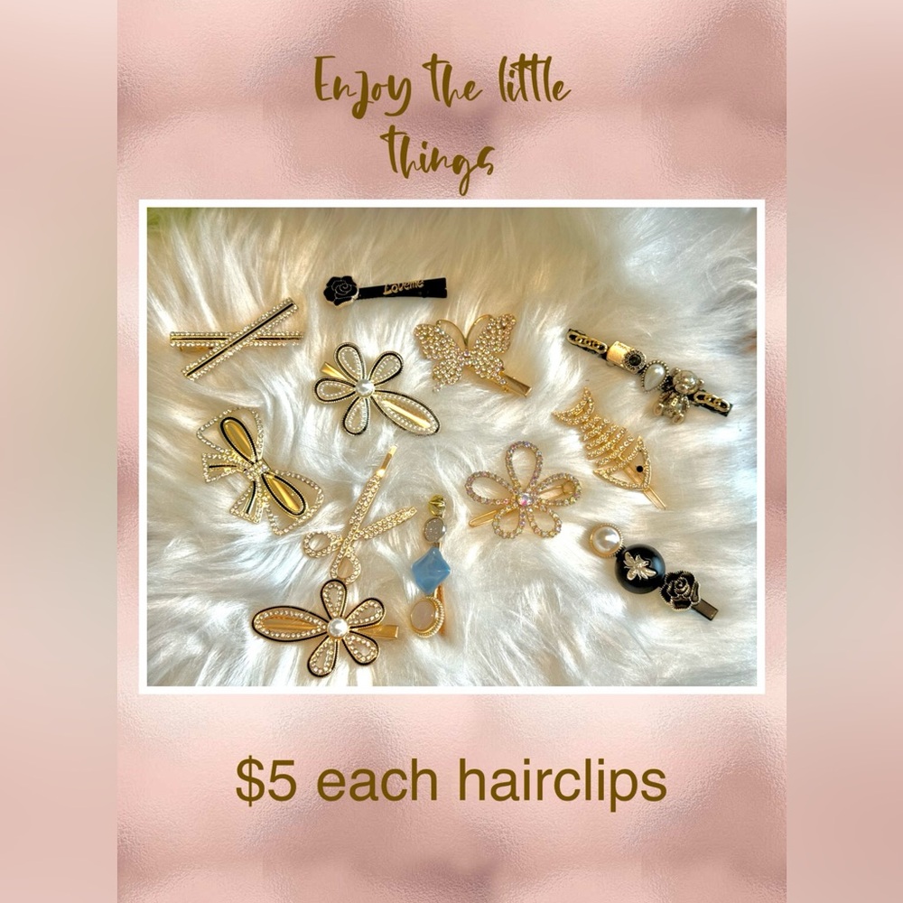 $5 Each Hairclip
